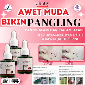 UKHTIY - Serum WIth DNA Salmon Membantu Mengurangi Garis Halus, Whitening Serum | SerumMenutrisi Kulit Wajah | 20ml