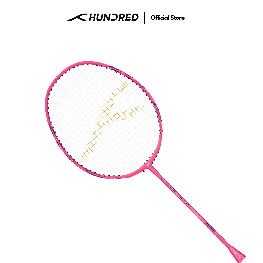 Hundred Badminton Raket Powertek Force HBRX-4S239 Bundle Cover