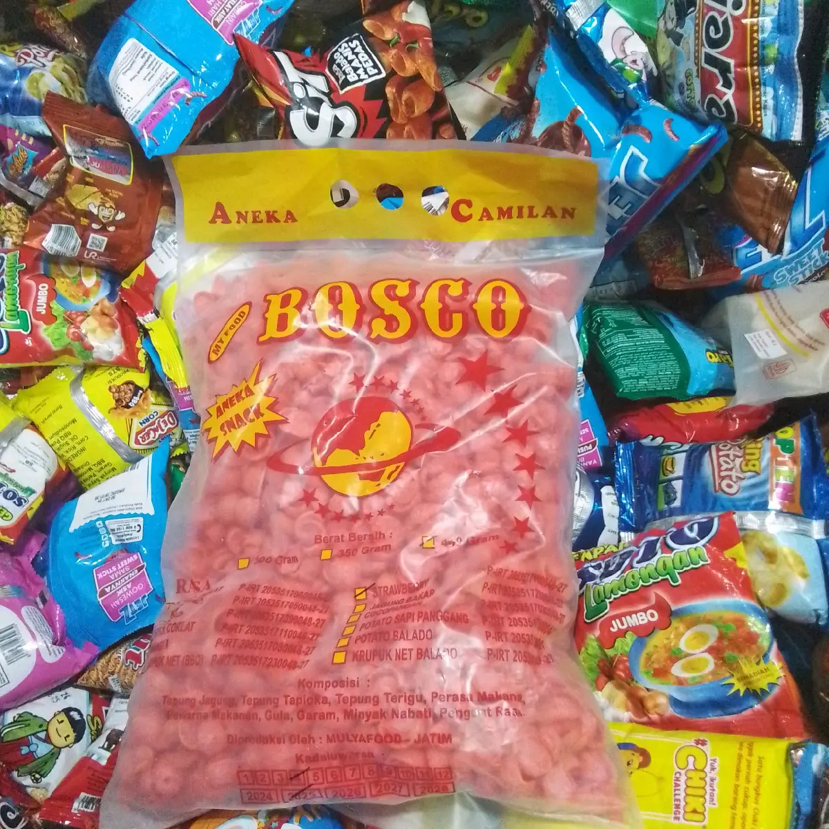 SNACK SEROK BAG ( 1 BAG + 1 kali serok )