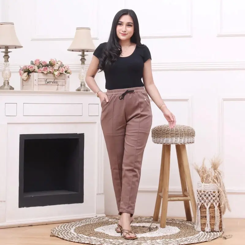 Celana Wanita Baggy Pants Bahan Paraguay 1