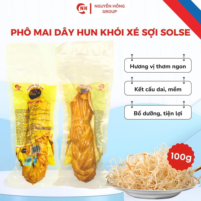  Phô mai dây xé sợi xông khói Mặn SOLSE Nga phômai hunkhói phô mai dây  hun khói phô mai 