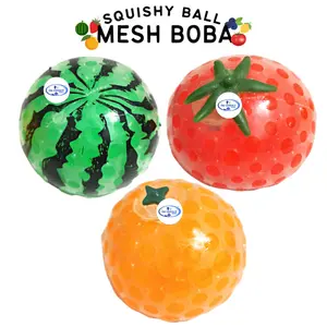 OG Mainan Mesh BOBA Squishy Diameter 6 cm / Bola Pencetan Anti Stress