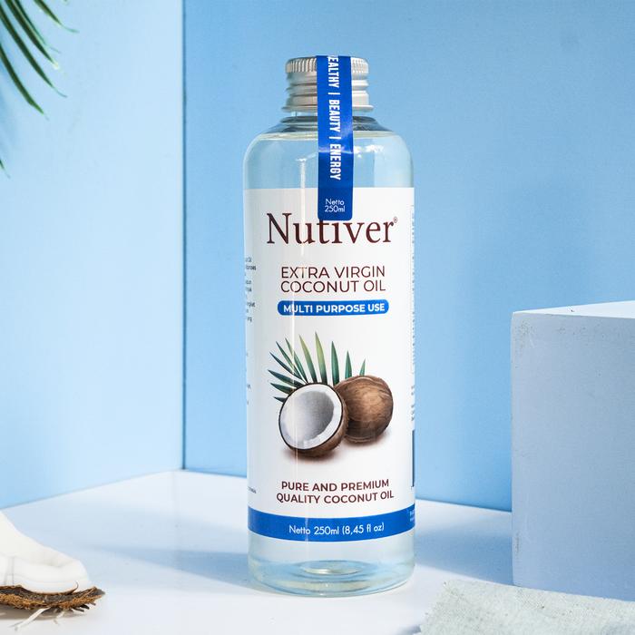 Gambar NUTIVER EXTRA VIRGIN COCONUT OIL | MINYAK KELAPA VCO 250 ML dari NUTIVER.ID Kota Tangerang Selatan Tokopedia