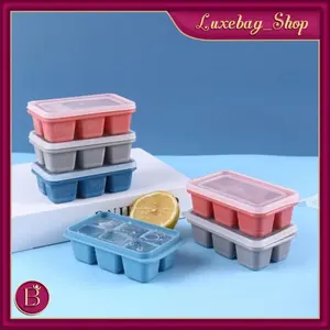 LuxeBag Cetakan Es Batu Silikon / Cetakan Tempat Es Batu R823