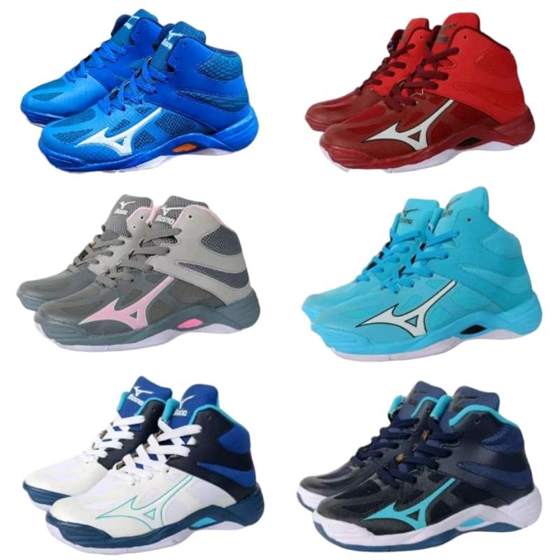 Sepatu Mizuno Thunderblade Olahraga Voli Running Jogging Gym Wanita 0