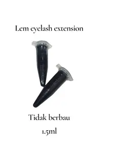 ￼0.5ML LEM EYELASH EXTENSION TIDAK PEDIH PREMIUM GLUE TAHAN 3-4 MINGGU / LEM 3-4 MINGGU TESTER LEM BULUMATA KECIL