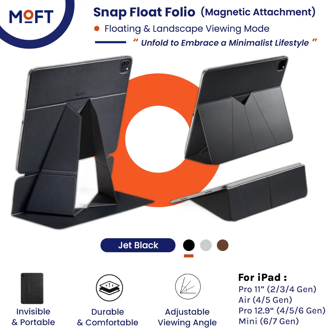 MOFT Snap Float Folio for iPad
