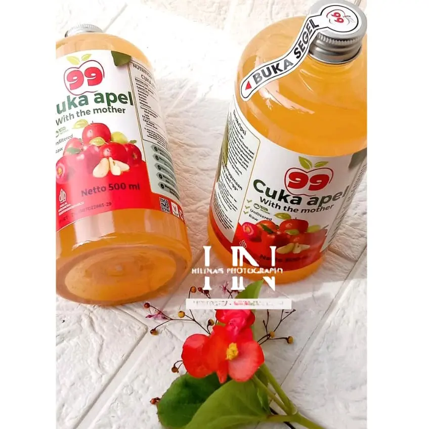 PROMO 2 BOTOL CUKA APEL 99 - 1000ml-KONTROL GULA DARAH dan KOLESTEROL