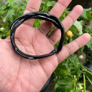 Gelang Akar Bahar Hitam Size Kantoran 100% Original Akar Bahar