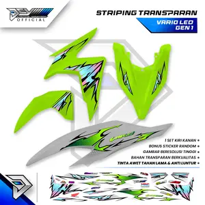 STRIPING TRANSPARAN VARIO GEN 1 125/150 | MOTIF VARKY | VARIO LED NEW 2018-2021 | BAHAN BENING PREMIUM QUALITY
