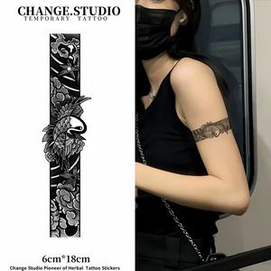 Tatu Lengan Kren, Tatu Sementara, Tahan 15 Hari, Kalis Air, Tahan Gosok Pelekat Tatu