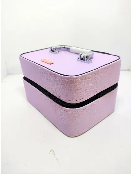 Custom Nama pouch makeup basic Tingkat / tas kosmetik/ makeup box 5