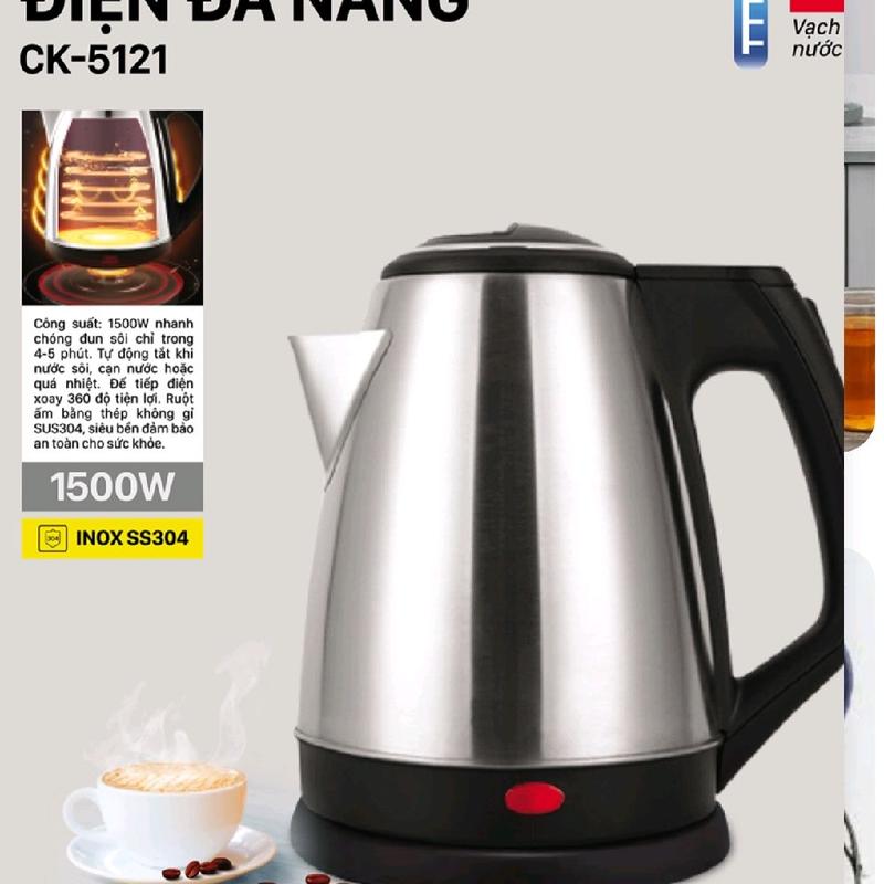 ấm siêu tốc.1L8.inox chuẩn 304