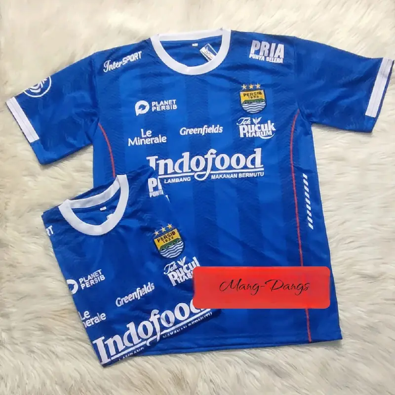 Baju persib Dewasa Jersey Persib Biru putih dan hitam Sablon Terbaru 2024 2025 new 1