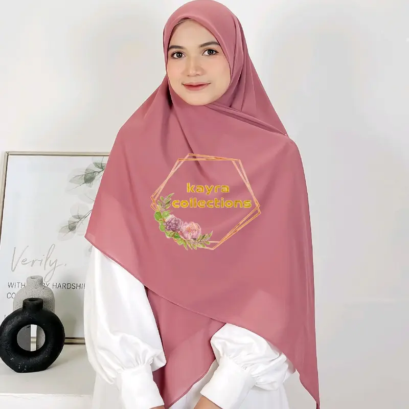 segiempat ceruti baby doll 145x145 segi empat syari nyaman muslim square  jilbab  ceruty  kerudung 0