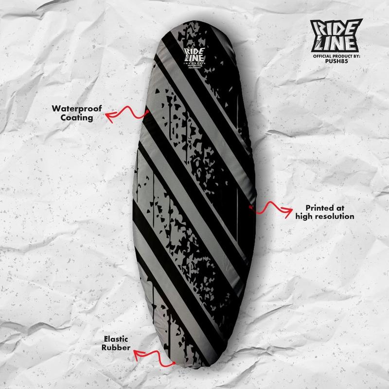 Product Introduction of Rideline abstrak seat cover - sarung jok motor full print 2