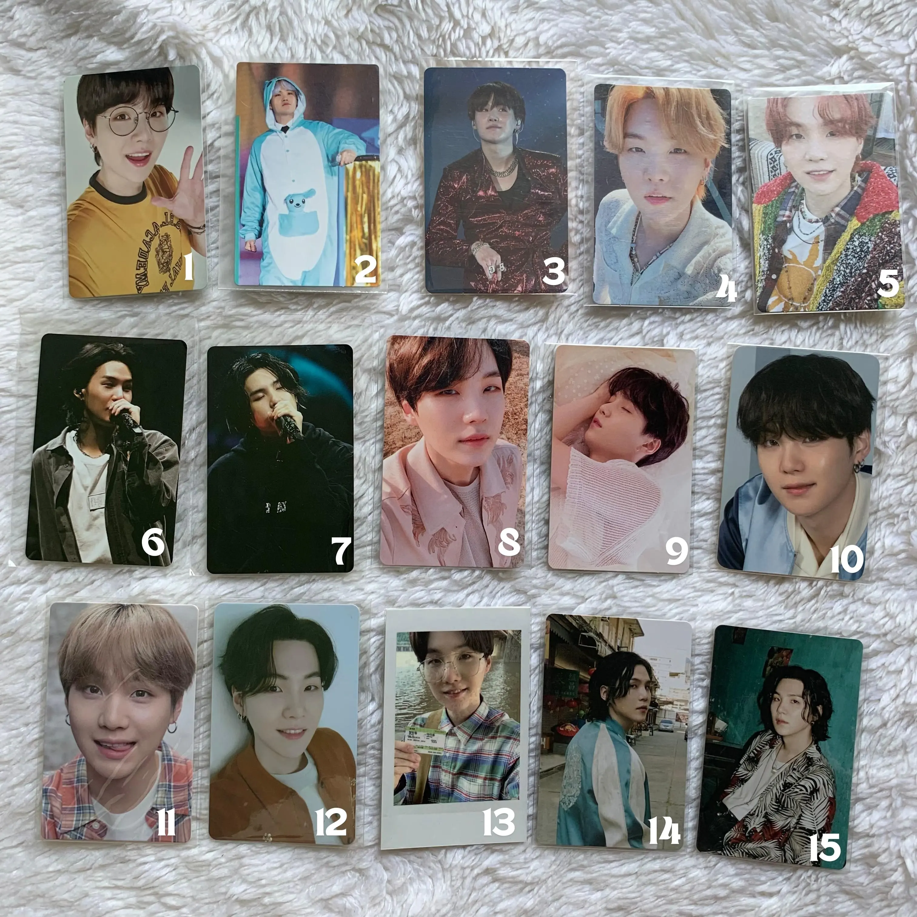 [Ready stock] OFFICIAL PHOTOCARD BTS SUGA MIN YOONGI PC