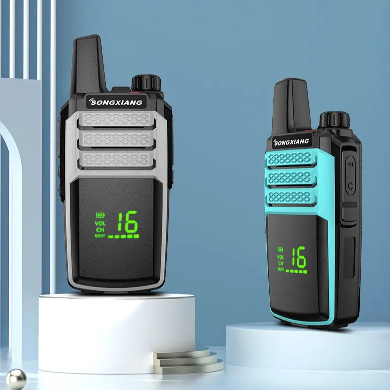 MORQTOLA CC100 Walkie Talkie HT Jarak Jauh 3km 2800 mAh Dustproof Hi-Fi Suara Jernih Noise Reduction