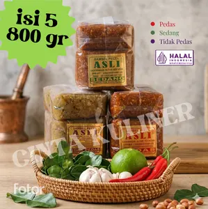 Sambel Pecel  ASLI Blitar 800 Gr Alami Sambal Makanan Pedas