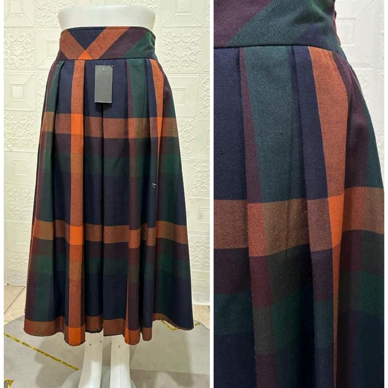 Rok Midi Flanel Kotak-kotak | Rok Tartan | Rok Flanel | Rok Midi Flanel | Rok Midi Semiwool | Rok Korean Style | Rok Midi Kekinian Pendek Dewasa 7