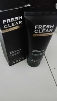 Product Review of Arca Fresh Clear Facial Foam 80gr - Sabun Cuci Muka Pria from a**h 0