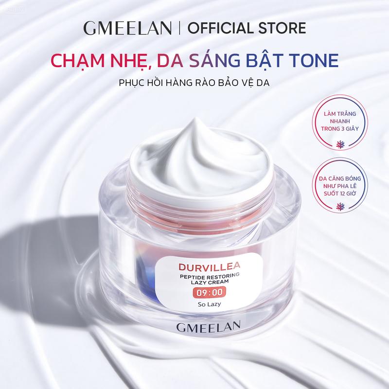 【HOT GMEELAN Kem lười sữa tuyết Gmeelan Polar Snow Algae Peptide 30g Skincare Phục Hồi Da Trang điểm nhanh chóng