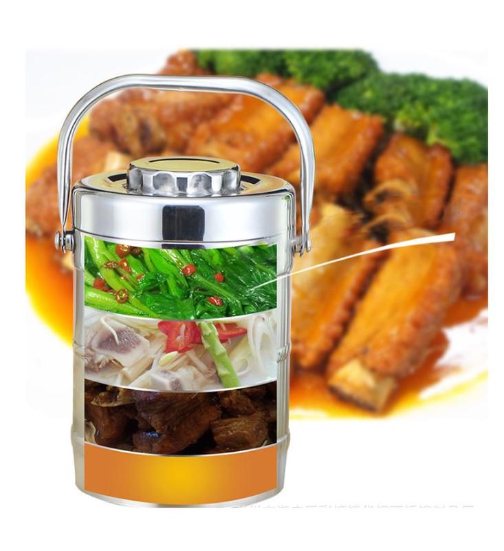 SS304 Lunch Box Thermo Pot  / Insulation Pot with Handle 4