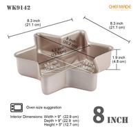 Gambar Original CHEFMADE Star Shape Non-stick Cake Pan WK9142 / Loyang Bintang Cetakan Kue Anti Lengket - WK9142 dari KKOOM Indonesia Kota Administrasi Jakarta Barat 2 Tokopedia
