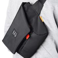 Gambar ANT PROJECT - Shoulder Bag Pria ALPHA Black - Waist Bag Pria Full Black Pinggang - HITAM dari ANT Project Kota Bandung 4 Tokopedia