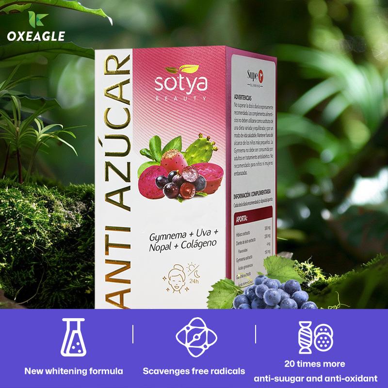 Product Introduction of 【Oxeagle】Metabolic Support Capsules Supplement | Enhance Skin Elasticity | Gymnema/Grape/Collagen Natural Plant Extracts | Sweet Craving Control | 60 Capsules/Bottle 5