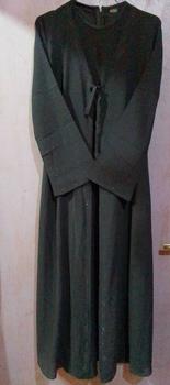 Product Review of ABAYA NAZIRA FULL HITAM  mote swarosky Hitam Polos terbaru 2024 Mutiara Muslim Wanita Bordir Ceruty from H**g M** G** 0