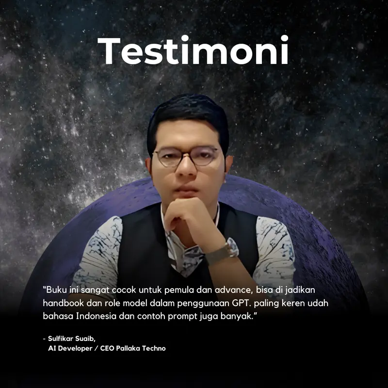 AICO - Paket 6 in 1 Lengkap Buku Belajar AI Kamus Chat GPT Learning Pass AI004CO 8