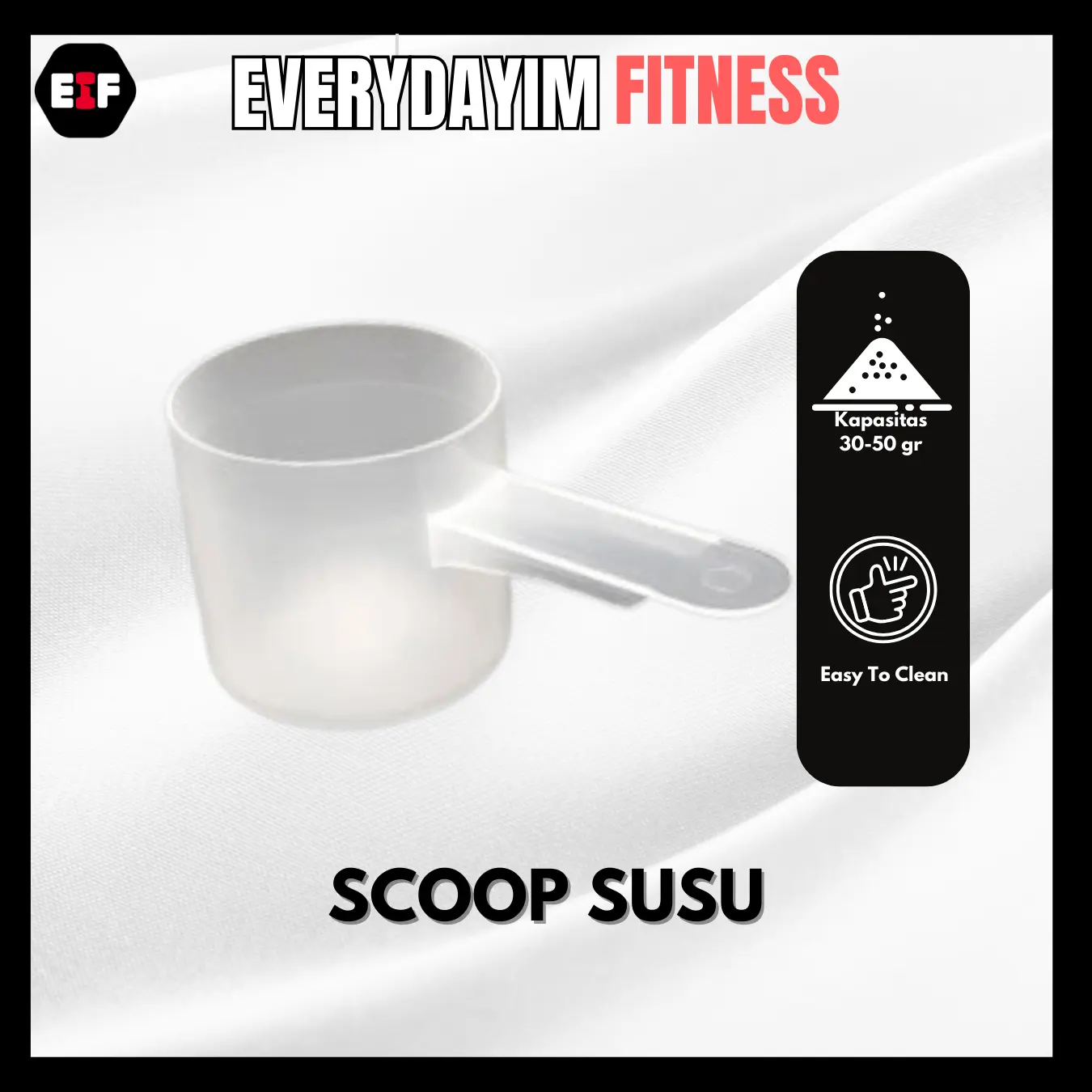SCOOP SCOOPS WHEY PROTEIN - SUSU FITNESS - SENDOK TAKAR TAKARAN SUSU
