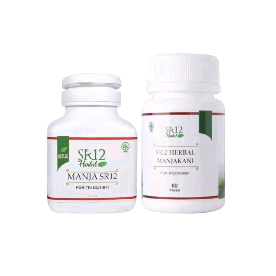SR12 Herbal Manjakani Capsule SR12 - Suplemen Herbal Kesehatan Wanita 60 Butir untuk Keputihan & Kebersihan Organ Intim Alami BPOM RI Perawatan Kewanitaan