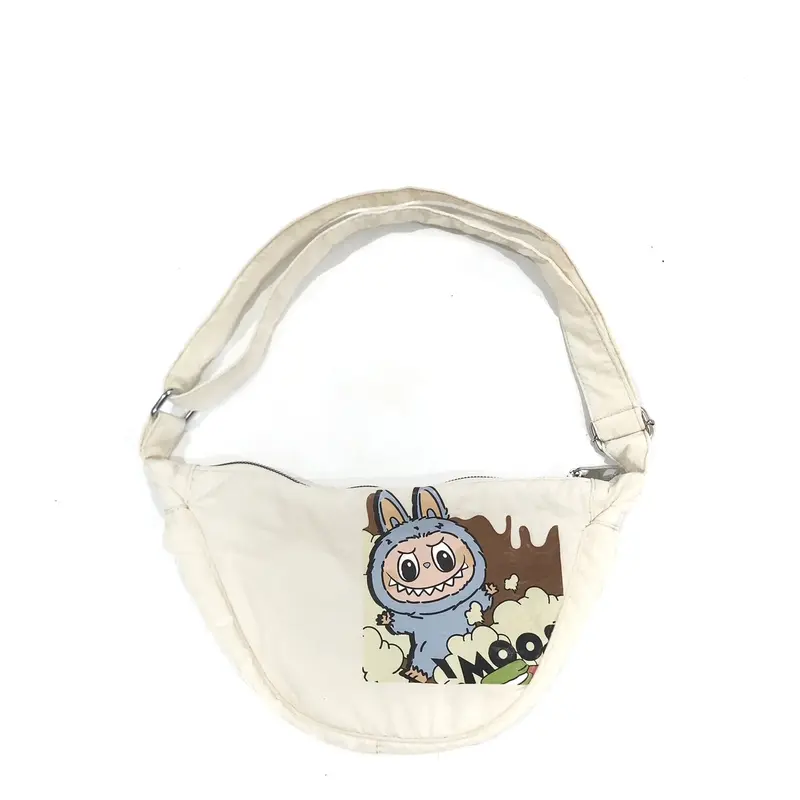 Ifti xeina tas selempang wanita labubu viral slingbag kasual sablon premium karakater bahan nylon muat premiu 4