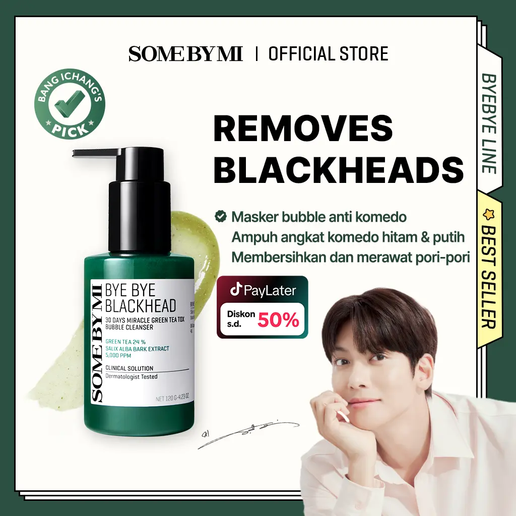 【BEST SELLING】SOME BY MI Bye Bye Blackhead Green Tea Tox Bubble Mask Facial Cleanser