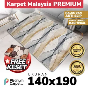 Karpet Busa Malaysia ULTRA 140×190 – Tebal Empuk Anti Slip