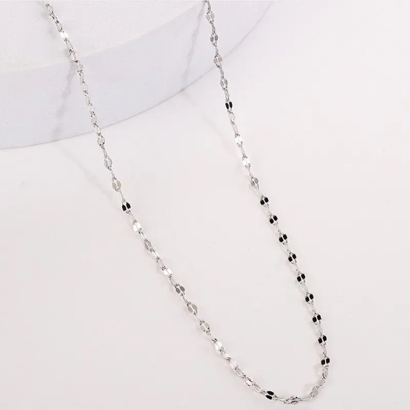 rantai peach kopi silver