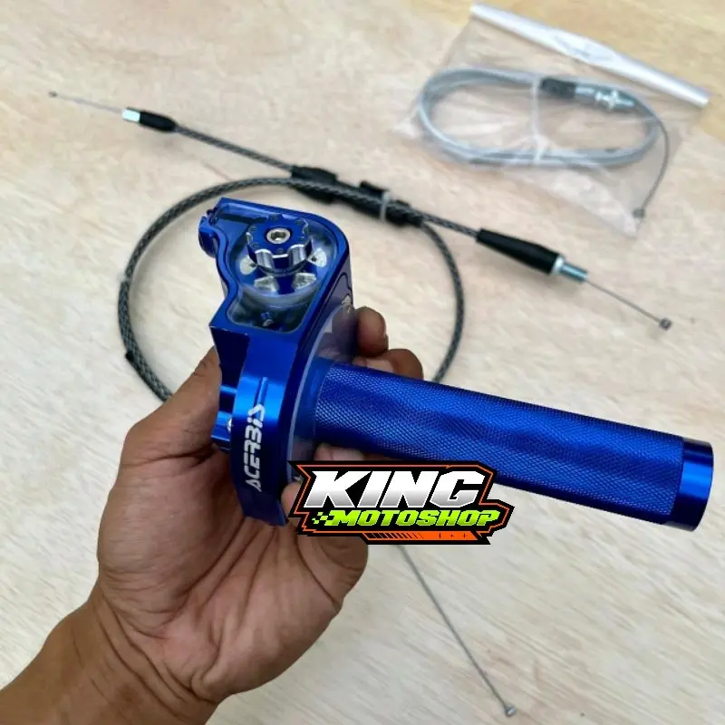 Gas Spontan RxKing Ninja Acerbis CNC v1 v2 kabel karbon cabang