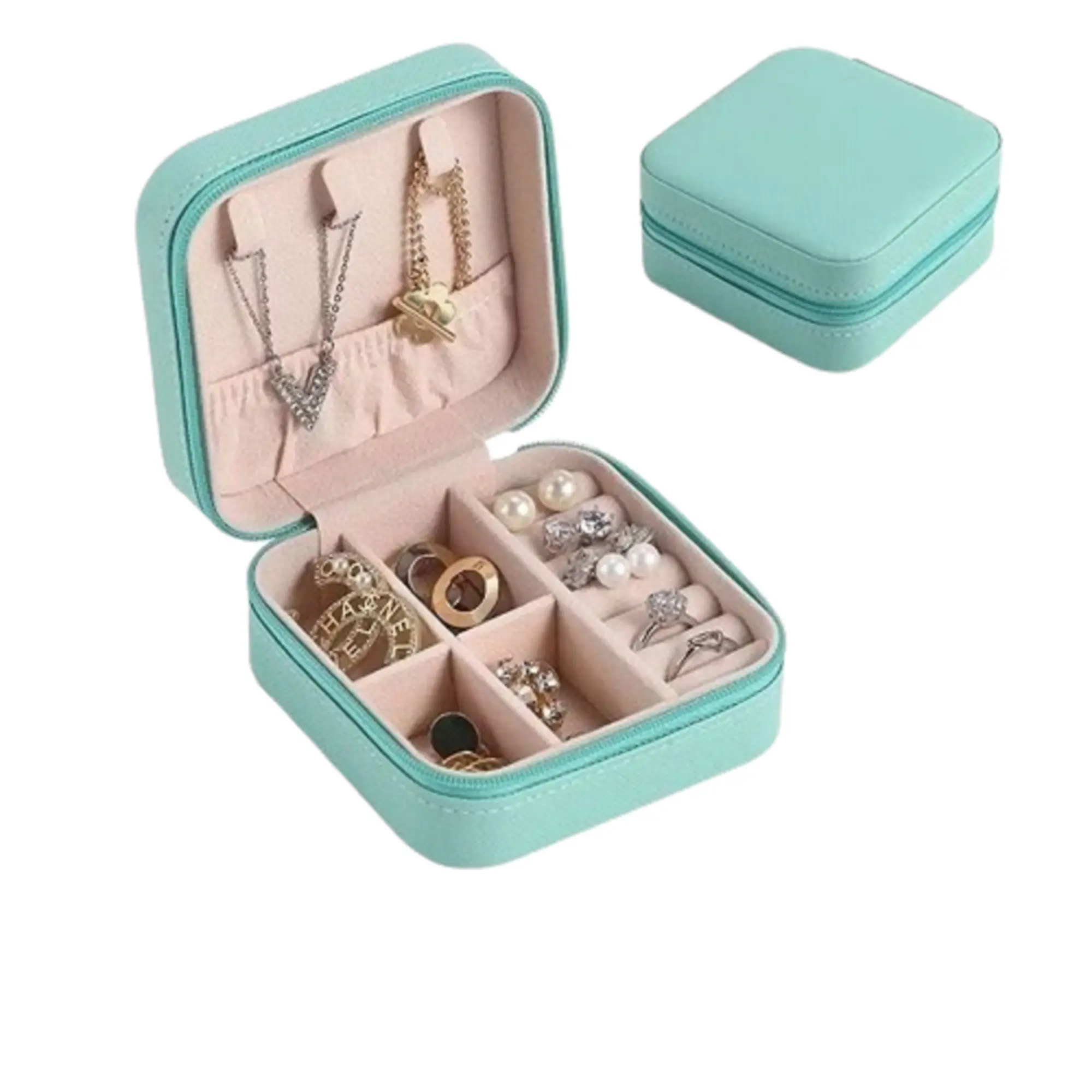 GY3005 Kotak Penyimpanan Perhiasan Travel Jewelry Anting Cincin Mini Jam Tangan Cute 3593