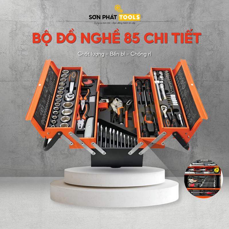 Thùng Đồ Nghề Sửa Chữa Đa Năng 85 Chi Tiết, Bộ Dụng Cụ Sửa Chữa Chuyên Dụng Có…