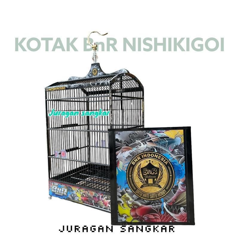 Sangkar kandang kotak BnR B&R Decal 88 15th nishikigoi power Indonesia biru 1