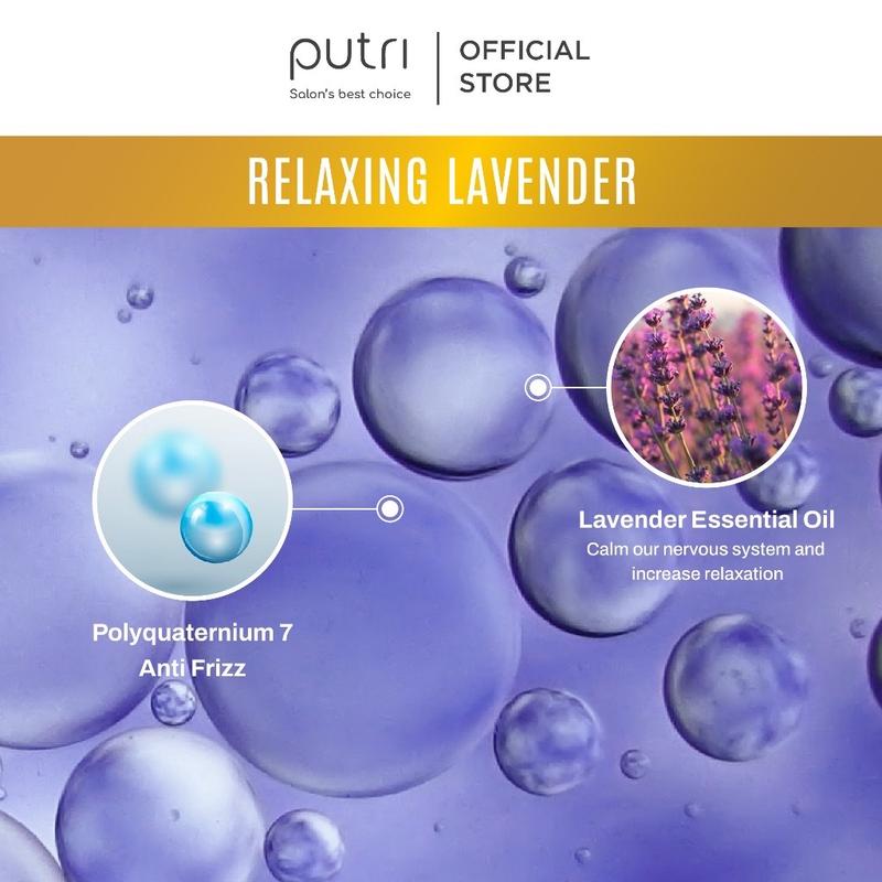 PUTRI Spa Relaxing Shampoo With Lavender Essential Oil 450ml 2