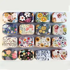 CEPUK KOTAK Mini kaleng penyimpanan kotak wadah serbaguna Tinbox Acak (Tidak bisa Request motif)