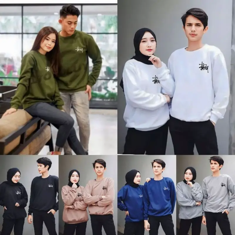 BAJU KAOS COUPLE PASANGAN LENGAN PANJANG / BAJU KAOS COUPLE PASANGAN / BAJU COUPLE PASANGAN / BAJU KAOS COUPLE PASANGAN/ COWOK/CEWEK 0