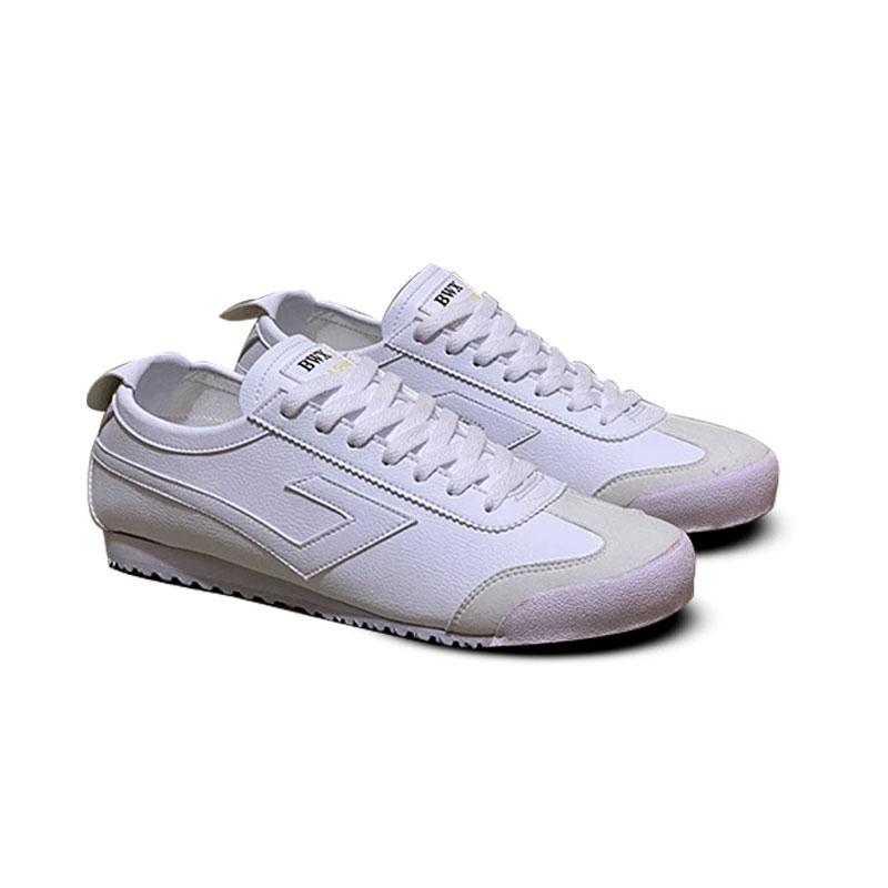 Product Introduction of BWX - Sepatu Sneakers Casual Pria Wanita Unisex Bwx Denara Classic Full White // Sepatu Casual Unisex Bwx Denara Classic Full White 36 - 43 Shoes Kasual sneaker indonesia 38