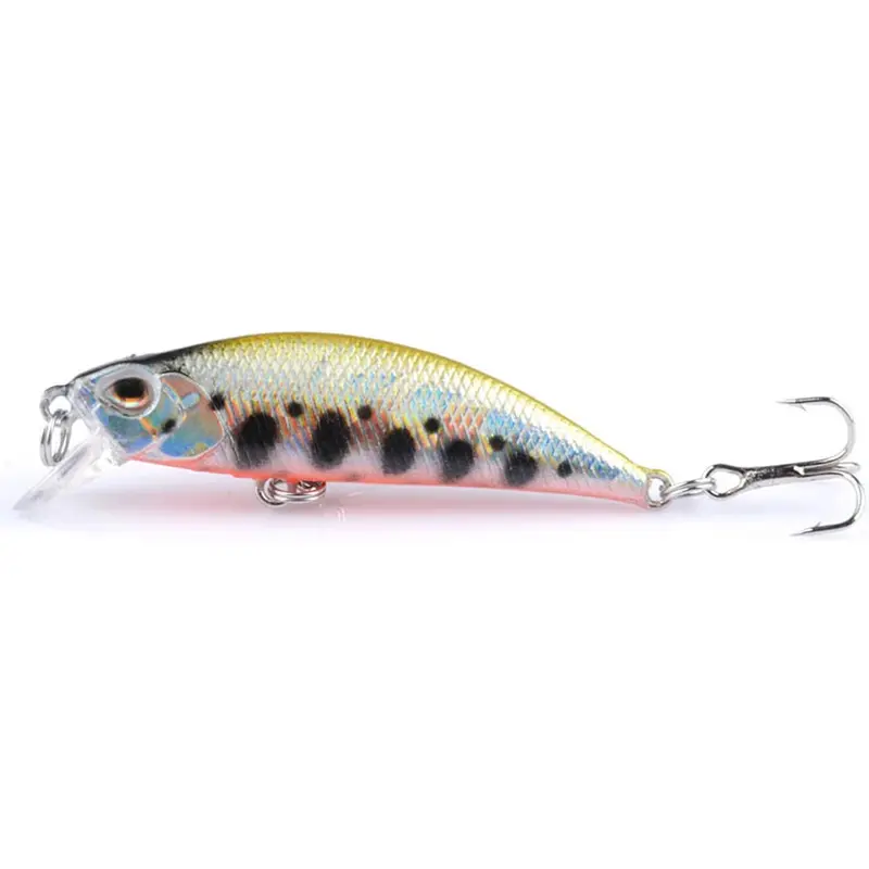 Lures & Baits 50mm/5g 1Pcs Sinking Minnow Umpan Pancing 50mm 5g Fishing Lure Bentuk Ikan Kecil Kail Swimbait Bass Bait Wobbler Alat 2