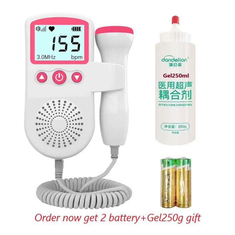  Máy đo tim thai tại nhà an toàn dùng chính xác  BH 24 tháng Chứa 250ml gel bắn nhiệt độ cho bé sốt kế hồng điện 