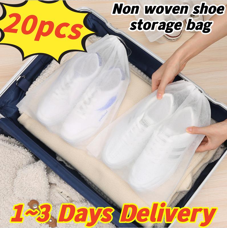 Bao chống bụi cho giày, túi đựng giày để giặt, sắp xếp giày, bền và dễ mang…