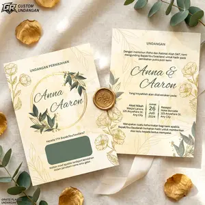 Undangan Pernikahan & Khitanan – Desain Mewah Bisa Custom Nama & Tema